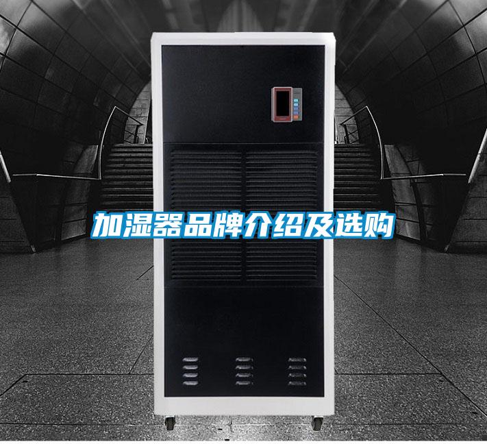 加濕器品牌介紹及選購