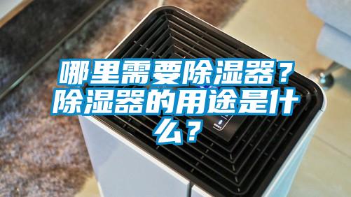 哪里需要除濕器？除濕器的用途是什么？