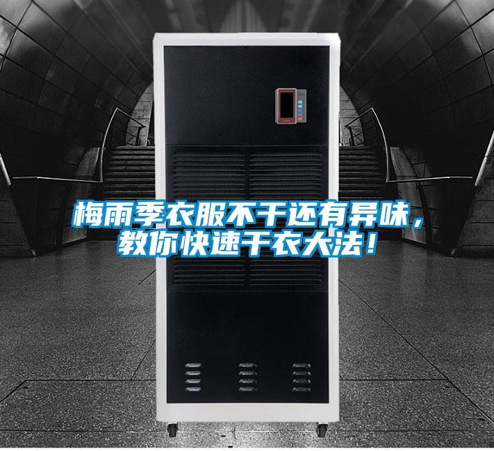 梅雨季衣服不干還有異味，教你快速干衣大法！