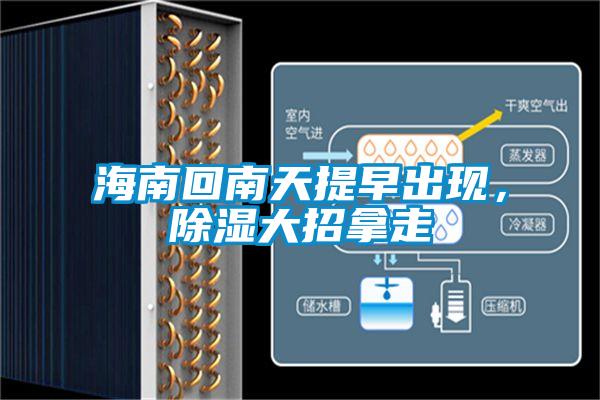 海南回南天提早出現(xiàn),除濕大招拿走