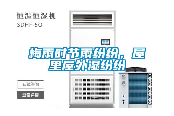 梅雨時節雨紛紛，屋里屋外濕紛紛