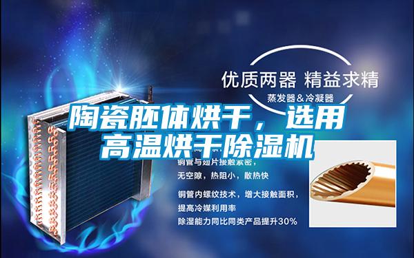 陶瓷胚體烘干，選用高溫烘干除濕機