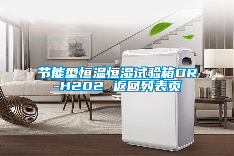 節(jié)能型恒溫恒濕試驗(yàn)箱DR-H202 返回列表頁(yè)