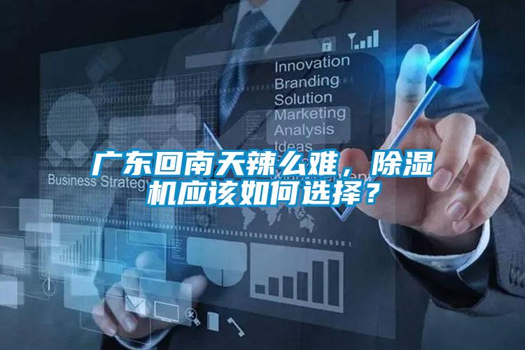 廣東回南天辣么難，除濕機應該如何選擇？