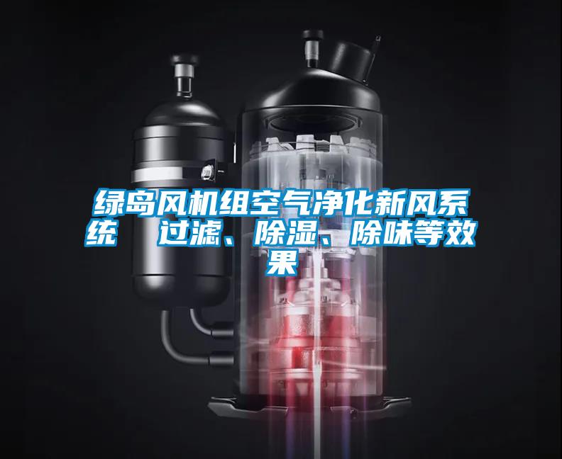綠島風(fēng)機(jī)組空氣凈化新風(fēng)系統(tǒng) 過濾、除濕、除味等效果