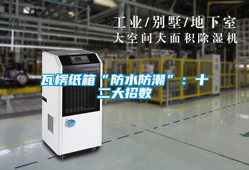 瓦楞紙箱“防水防潮”:十二大招數(shù)