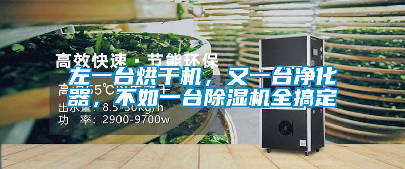 左一臺烘干機，又一臺凈化器，不如一臺除濕機全搞定