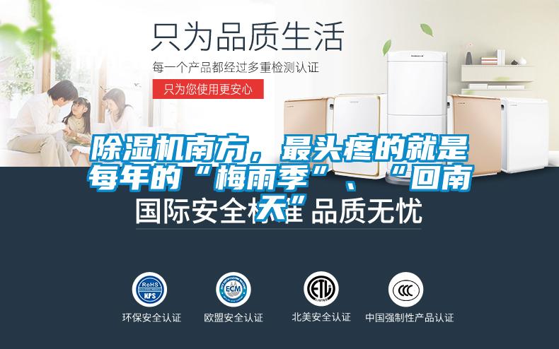除濕機(jī)南方，最頭疼的就是每年的“梅雨季”、“回南天”