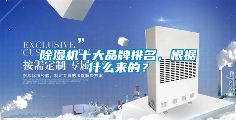 除濕機十大品牌排名，根據什么來的？