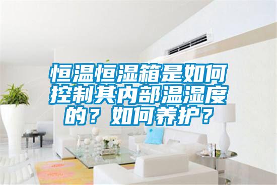 恒溫恒濕箱是如何控制其內部溫濕度的？如何養(yǎng)護？