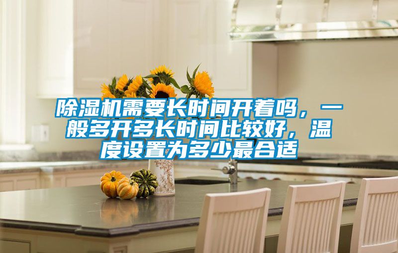 除濕機需要長時間開著嗎,一般多開多長時間比較好,溫度設置為多少最合適