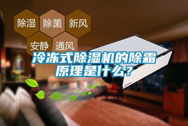 冷凍式除濕機(jī)的除霜原理是什么?