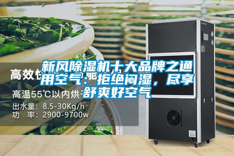 新風除濕機十大品牌之通用空氣：拒絕悶濕，盡享舒爽好空氣