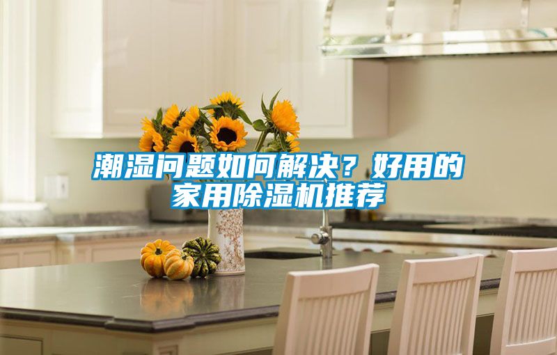 潮濕問題如何解決？好用的家用除濕機推薦