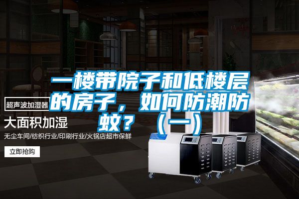 一樓帶院子和低樓層的房子，如何防潮防蚊？（一）